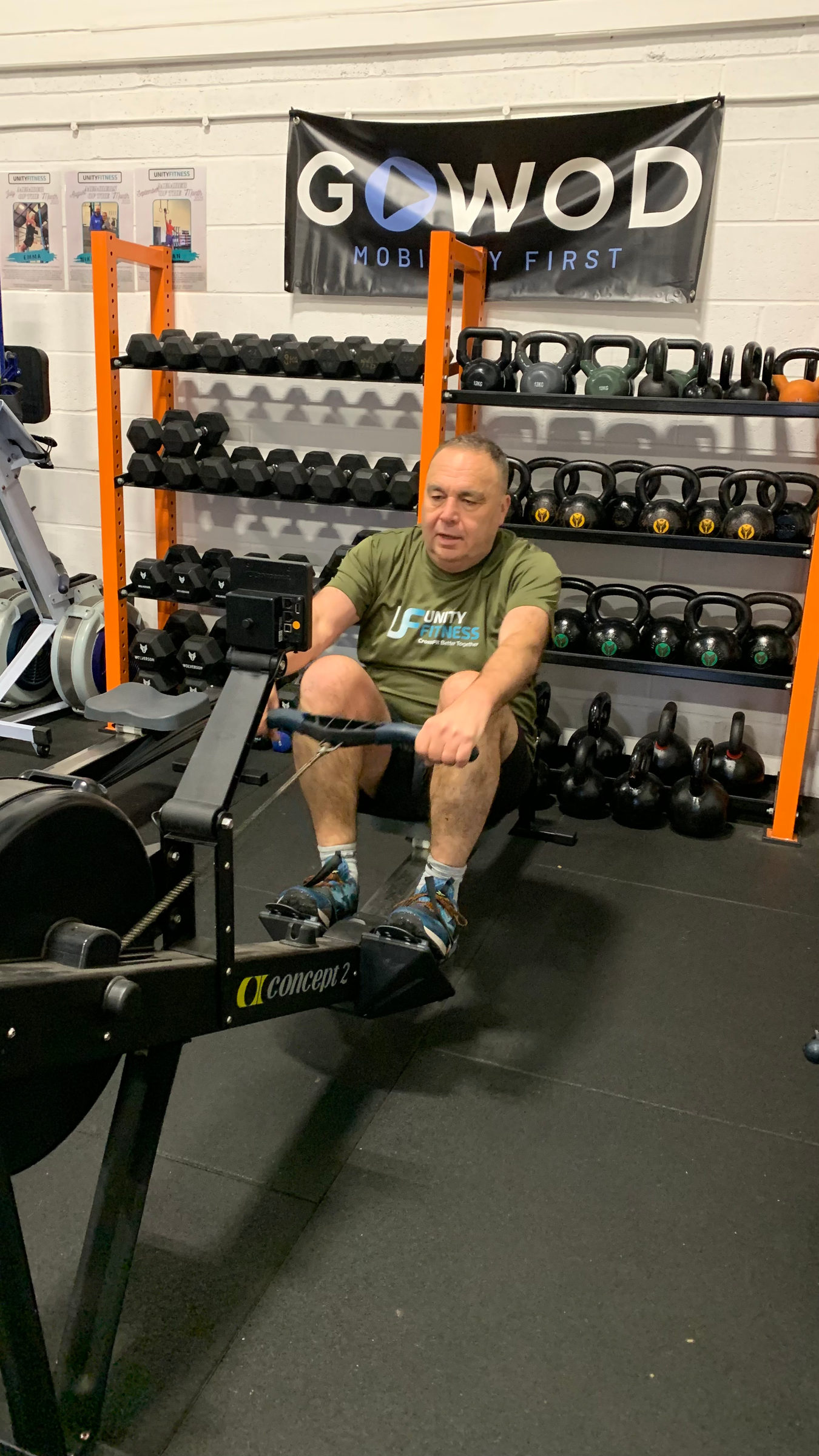 New member training at Unity Fitness