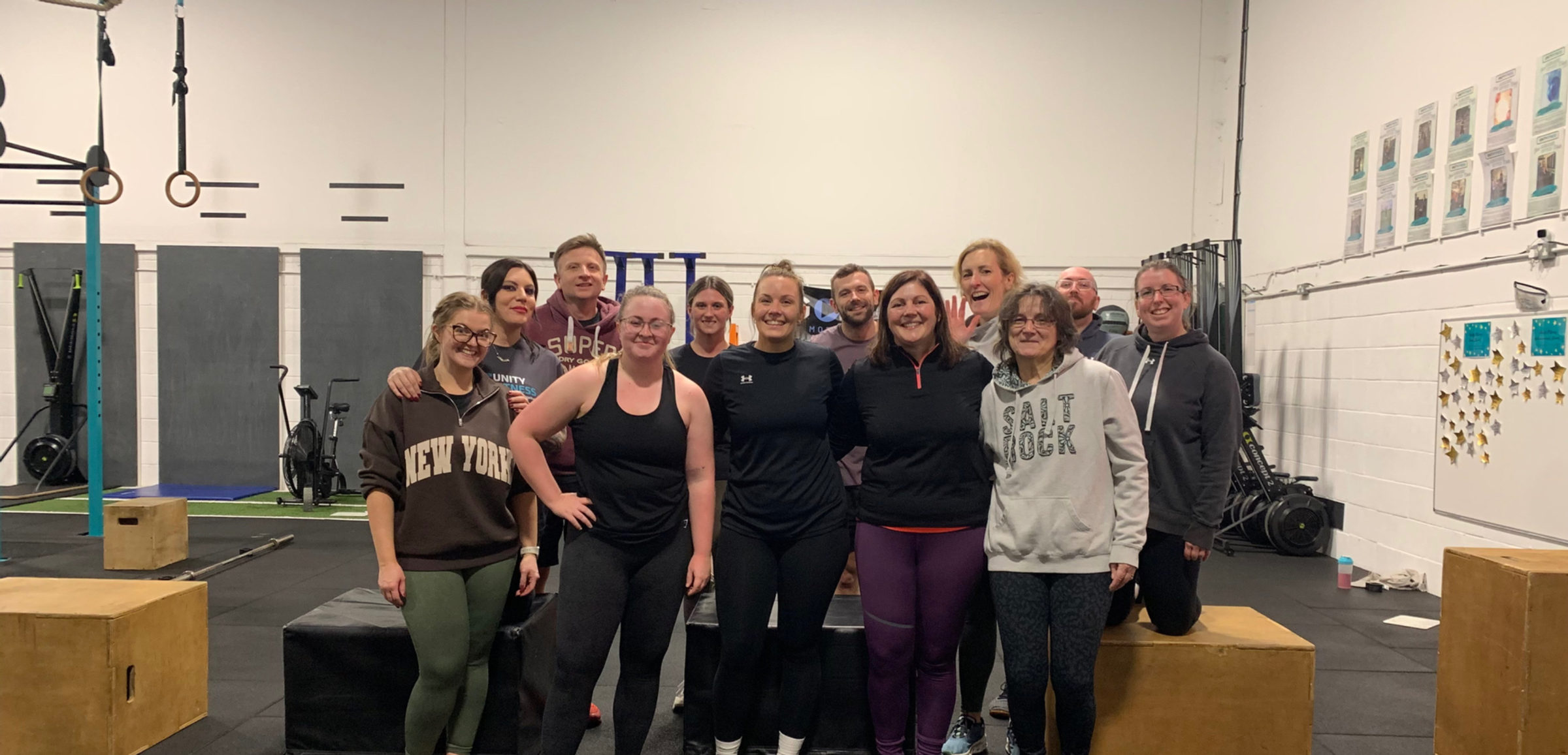 Unity Fitness members after a class